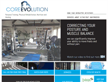 Tablet Screenshot of core-evolution.co.uk